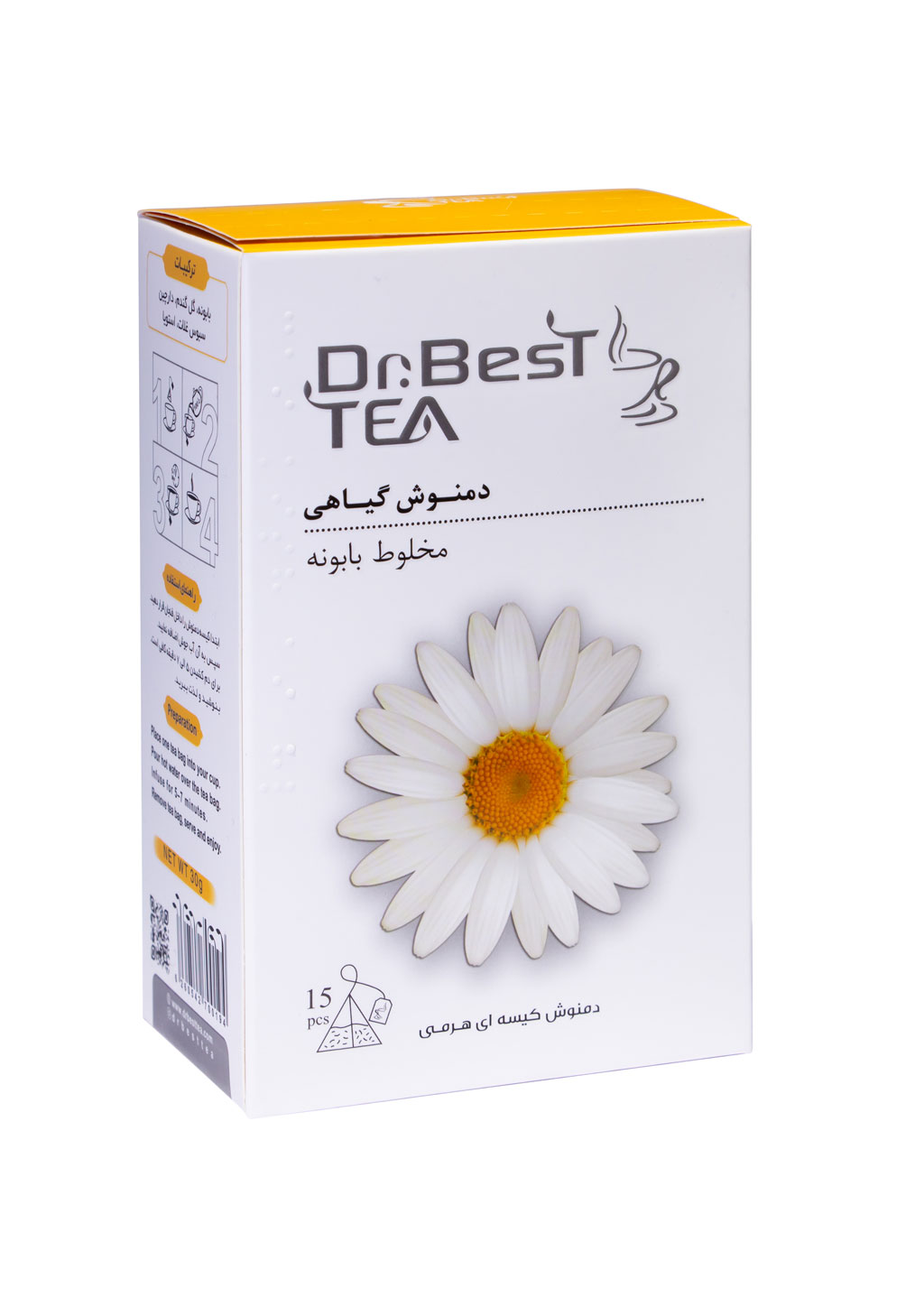 دمنوش گیاهی مخلوط بابونه